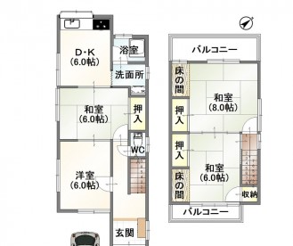 香芝市下田　中古一戸建て住宅