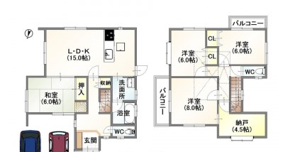 香芝旭ヶ丘　中古一戸建て住宅