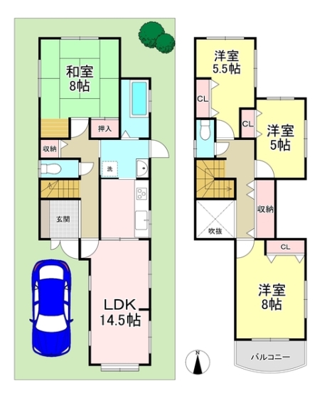 香芝市良福寺　中古一戸建て住宅